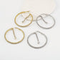 E1658 Jewelry Claw Chain Full Diamond Temperament Fashion Earring Personality Exaggerated Dinner Party Earrings