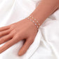 Jewelry Versatile Stitching Small Pearl Copper Chain Bracelet Decoration Fashion Personality Classic Anklet