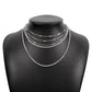 N9869 jewelry exaggerated stacked multi-layer necklace fashion rhinestone thin chain claw chain clavicle necklace