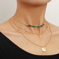 Jewelry Multi-layer Shining Star Pendant Necklace Women's Sweater Chain Personality Trendy Cool Versatile Necklace