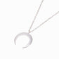 Jewelry Moon Necklace Women's Clavicle Chain Electroplated Gold Silver Crescent Pendant