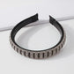 F391 Fashion Temperament Headwear Light Luxury Trend Personality Simple Diamond Inlaid Resin Slim Headband