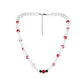Trendy Men's Creative Pearl Drip Blood Halloween Necklace Personality Fashion Cool Temperament Necklace