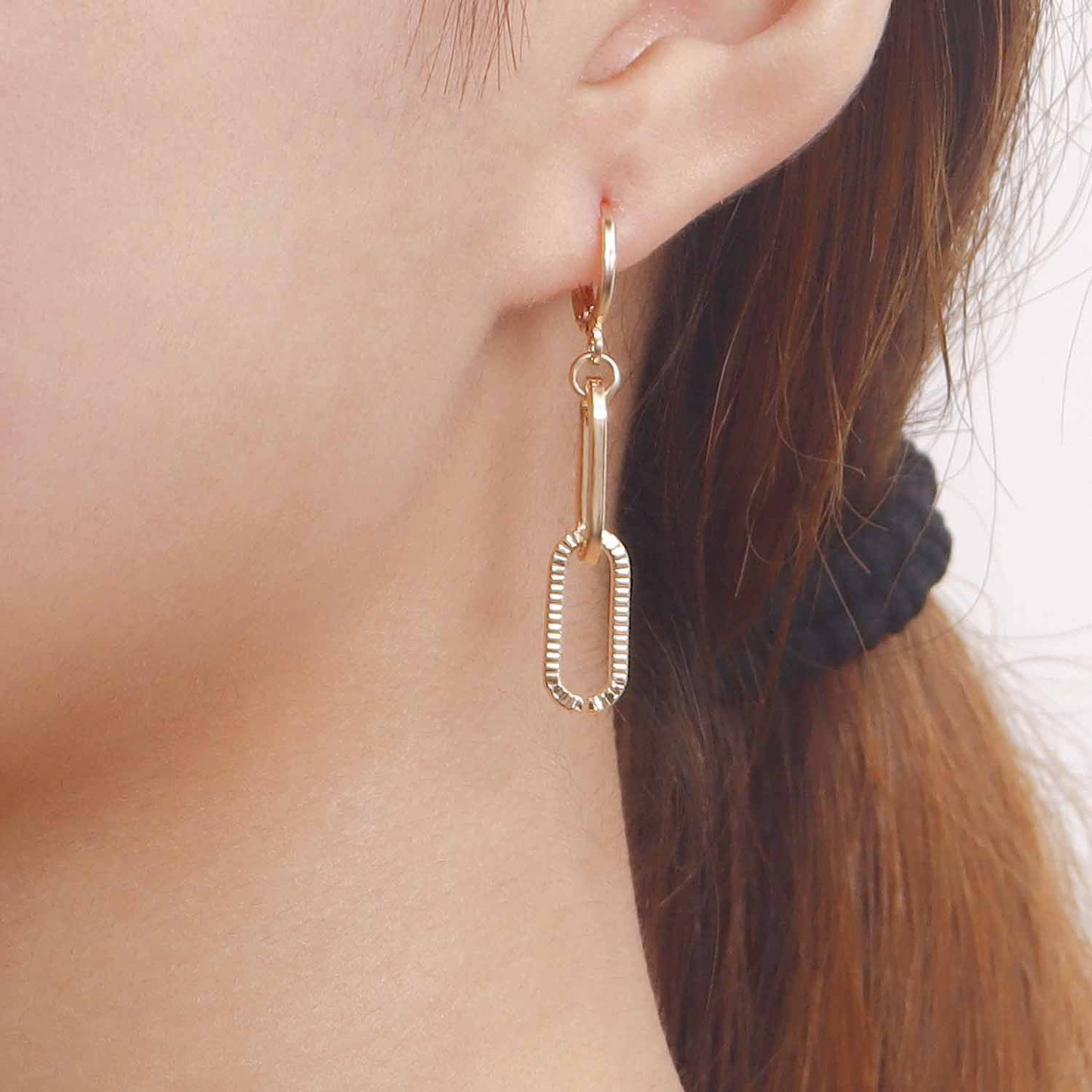 Jewelry Fashion Mini Geometric Oil Drip Flower Earrings Earrings High-end Niche Earrings