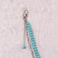 Jewelry natural blue turquoise hip-hop pants chain bouncing disco trend personality fashion jewelry