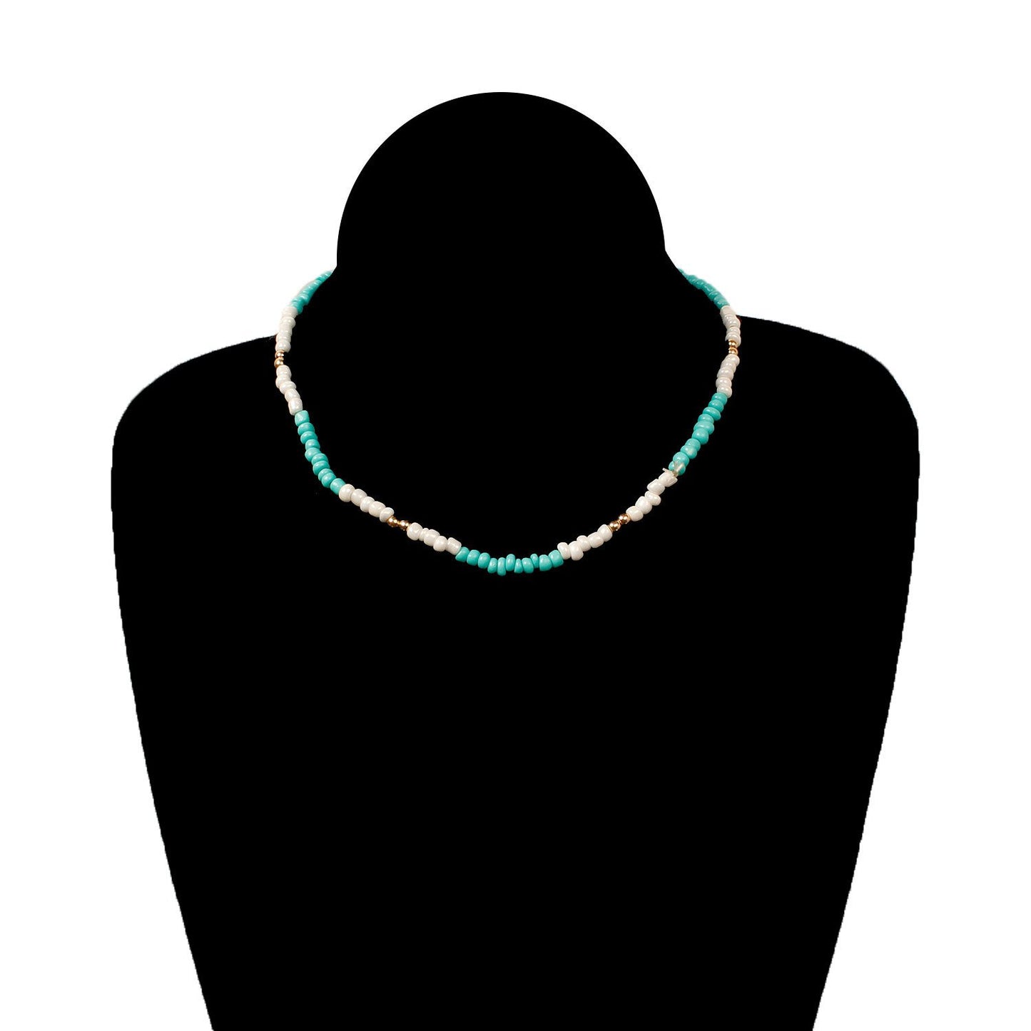 Jewelry Necklace Clavicle Chain Handmade Versatile Color Bead Necklace Necklace Women