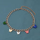 Jewelry Metal Chain Butterfly Necklace Exaggerated Butterfly Pendant Fashion Versatile Clavicle Chain