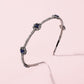 F219 trendy retro blue diamond headband personalized all-match bridal hair accessories for women