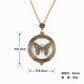 Fashion personality magnifying glass necklace creative retro animal pendant jewelry