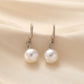 Taobao hot style simple silver-plated pearl earhook earrings 1mm pearls