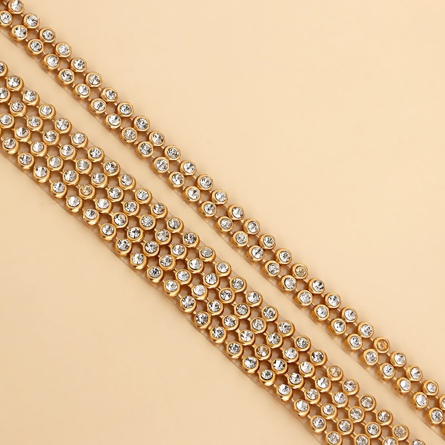 Explosive sexy adjustable glass diamond leg chain leg ring hot girl double layer full diamond leg body chain