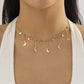 Jewelry Sweet Cool Simple Metal Chain Necklace Female Minority Star Moon Tassel Personality Clavicle Necklace