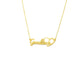 GoodLuck Necklace Vintage Alphabet Lucky Heart Clavicle Chain