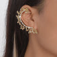 E1691 Jewelry Personalized Leaves Fresh Rhinestone Earrings Creative Dinner Party Earrings