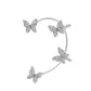 Mori Super Fairy Diamond Butterfly Ear Hanging Earbone Clip Fashion Temperament Niche Design No Pierced Ear Clip Versatile Earrings