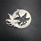 Gecko Flying Eagle Lizard Fish Bone Dragon Totem Double Layer Titanium Steel Pendant Necklace Stainless Steel Metal Accessories Collection