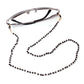 Jewelry mask lanyard anti-drop anti-lost hanging chain glass bead glasses anti-lear mask rope