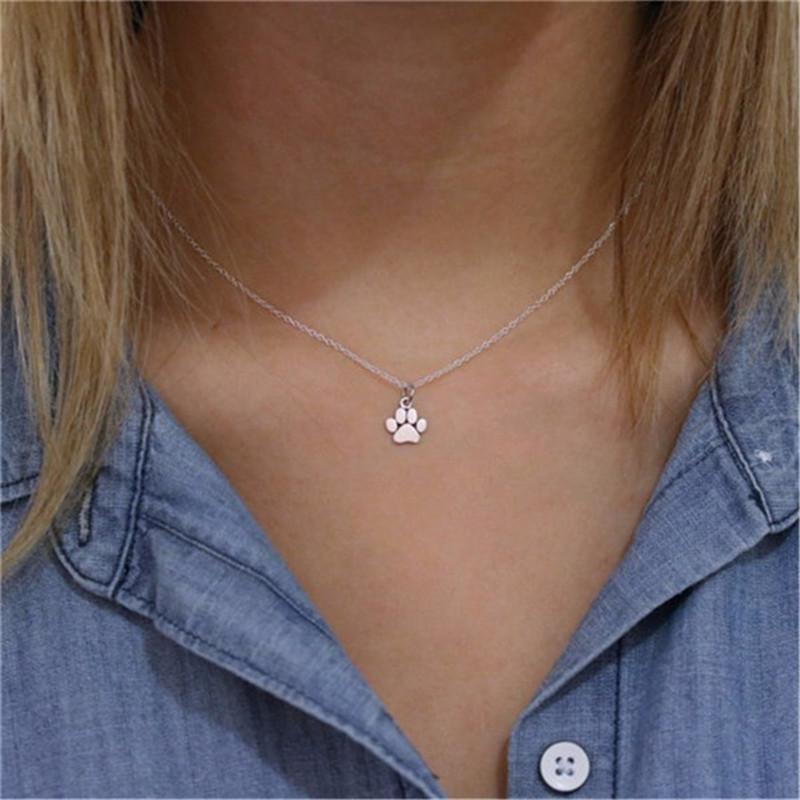 Explosive jewelry pet paw dog paw animal footprint cat paw necklace