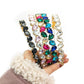 F1846 Glass brick fine-edged hair accessories temperament elegant hairpin head hoop trendy simple creative hair hoop