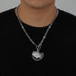 Fashion personality game death stranding stainless steel necklace titanium steel trend cold hip-hop punk necklace