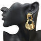 Fashion Water Drop Twisted Ring Earrings Birthday Party Night Performance Earrings Jewelry Stall