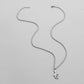Fashion simple punk personality niche design men's stainless steel winding snake pendant titanium steel necklace