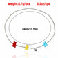 Fashion Simple Small Clear Beads Single Layer Thigh Chain Bohemian Color Bear Beaded Leg Jewelry