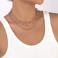 N122 simple cross chain stacked necklace metal thick chain exaggerated hip-hop punk necklace female