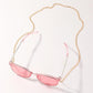 Glasses chain ins trend hanging neck metal anti-slip anti-lost mask rope hanging chain