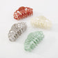 F4336 Acrylic Resin Geometric Fashion Shark Clip Cat's Eye Hollow Collision Colorful Ponytail Hair Claw Clip Female