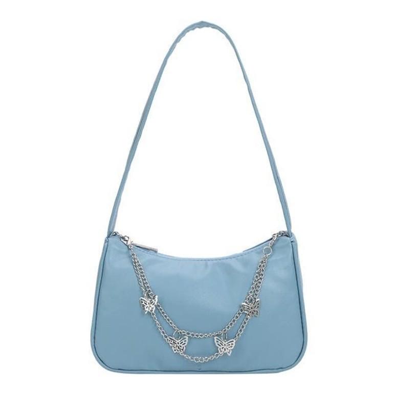 Simple Fashion Love Niche Luggage Pendant Jewelry Trend Butterfly Shoulder Bag Accessories Bag Chain