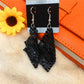 8 Colors Fashion Versatile Square Variable Sequin Earrings Exaggerated Earrings Jewelry