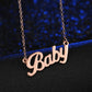 19 years of explosive baby necklace baby necklace handmade letter pendant accessories