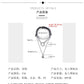 Jewelry personality exaggerated PU love necklace retro punk multi-layer chain geometric lock item