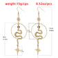 Jewelry geometric large ring serpentine cross star tassel earrings earrings female hot girl earrings