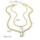 Jewelry Creative Fashion Geometric Elements Necklace Retro Key Lock Pendant Necklace Female