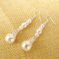 Earrings fashion pearl hypoallergenic earhook star earrings of the same style