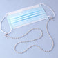 Popular Jewelry Black and White Pearl Non-slip Anti-lost Glasses Chain Mask Lanyard