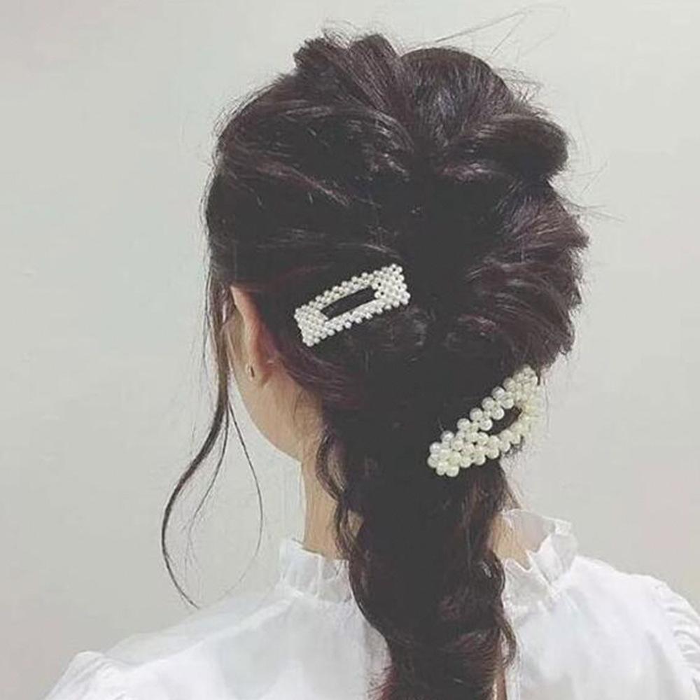 1F161 style temperament headband fashion simple trend pearl hairpin hair accessories