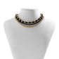 Jewelry Retro Small Velvet Chain Necklace Temperament Simple Diamond Geometric Metal Necklace