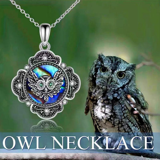 Explosive Jewelry Cute Animal Owl Necklace Female Retro Fashion Children's Pendant Jewelry