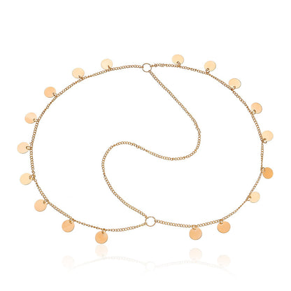 Hair accessories street shot super shiny sequins tassel chain headdress headband hair accessories