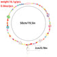Jewelry Contrasting Color Rice Beads Beaded Necklace Female Bohemian Elastic Rope Handwoven DIY Necklace