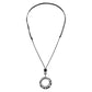 Fashion punk street commuting men's adjustable round Roman numeral necklace