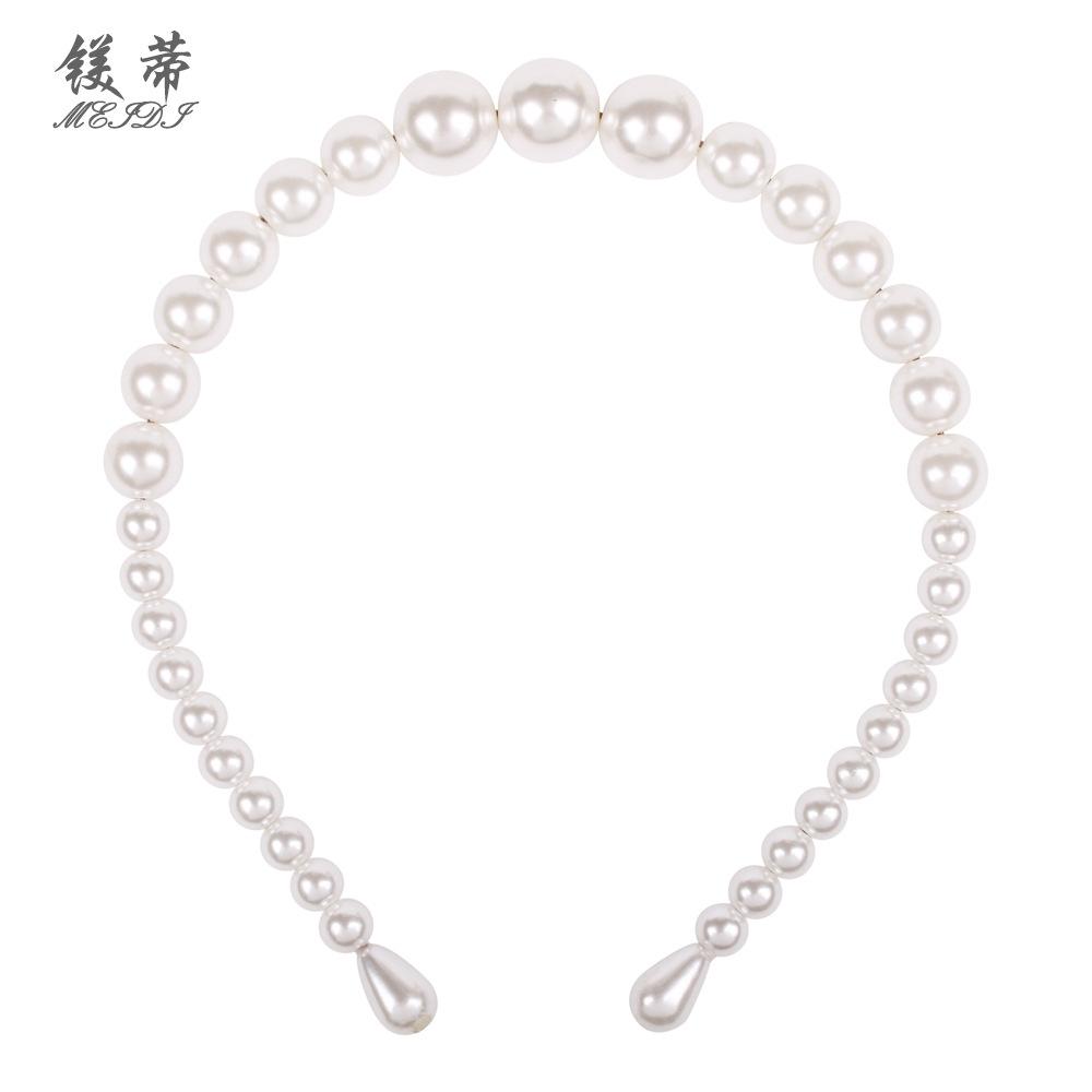 1F161 style temperament headband fashion simple trend pearl hairpin hair accessories
