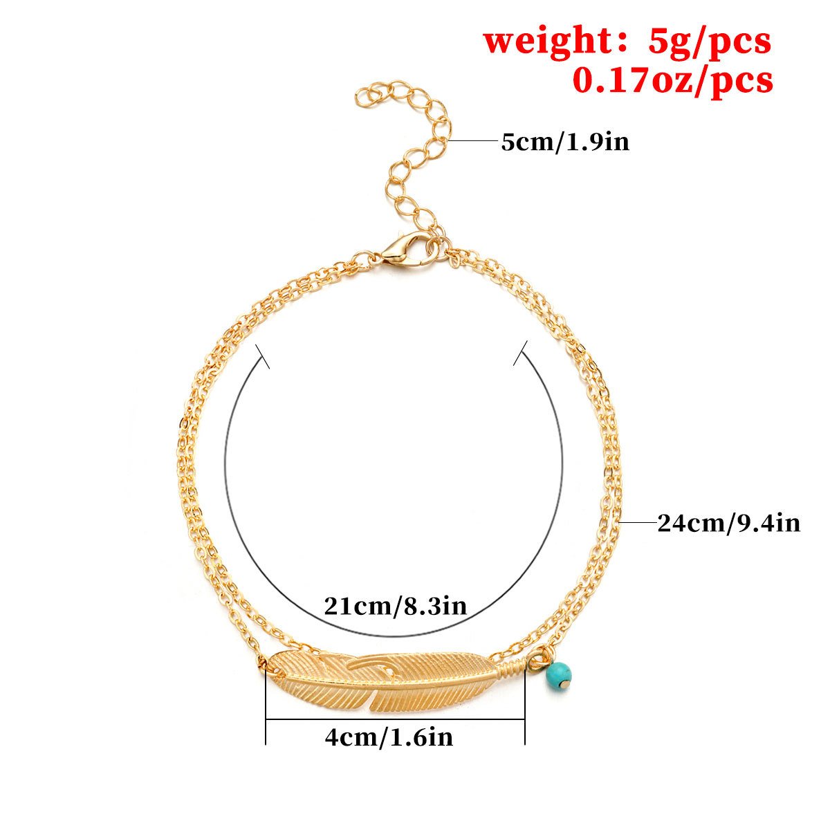 Beach Foot Decoration Retro Ladies Hollow Leaf Anklet Direct Supply