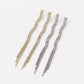 E1745 Catwalk Dinner Long Tassel Rhinestone Earrings Creative Wave Pattern Irregular Light Luxury Earrings