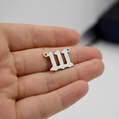 Personalized number number 111999 stainless steel pendant necklace female student couple party gift