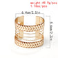 Jewelry Retro Semicircle Stitching Metal Bracelet Exaggerated Geometric Hollow Multiple Personality Wide Bracelet