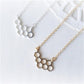 Hexagon Honeycomb Necklace Minimalist Accessories Delicate Clavicle Chain